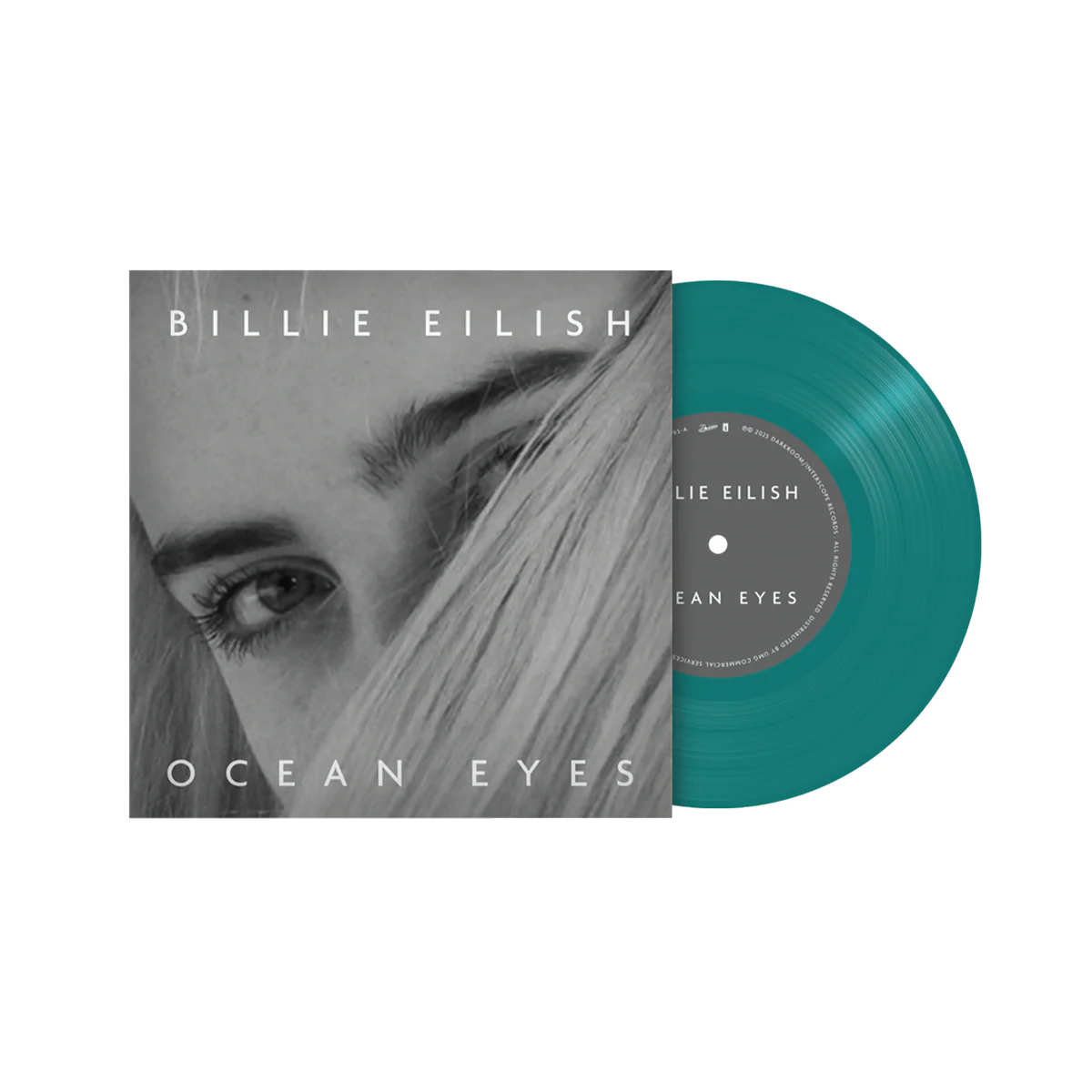 ocean eyes 7" Etched Vinyl (Translucent Turquoise)