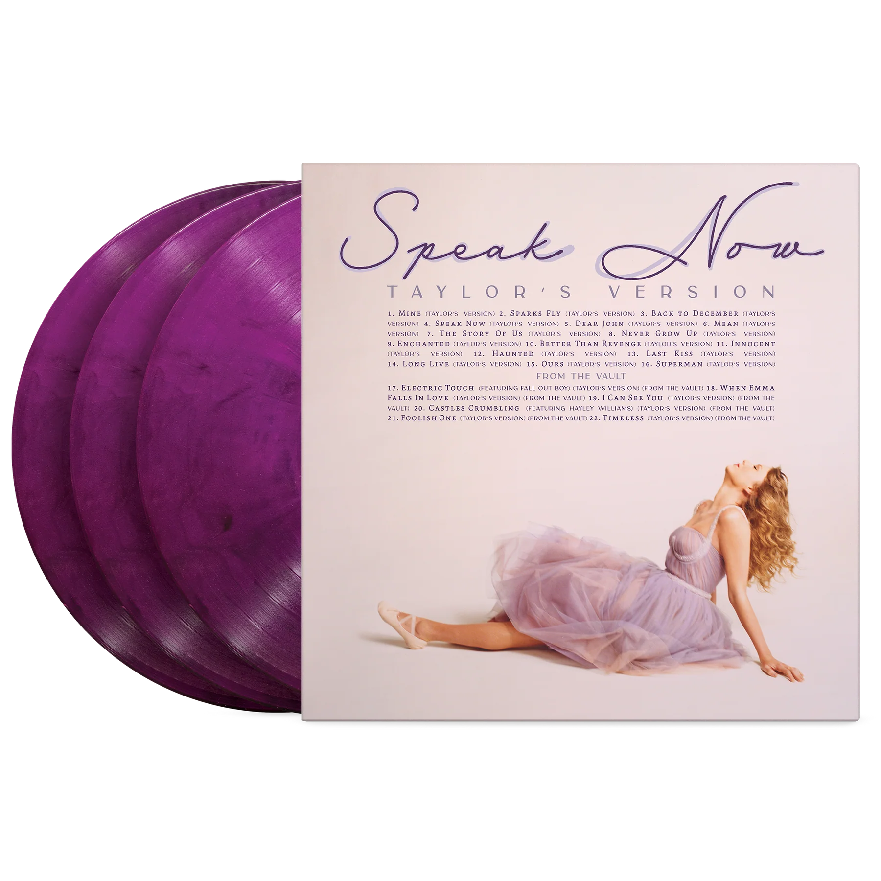 Speak Now (Taylor’s Version) 3LP Orchid Marbled Vinyl - Image 2