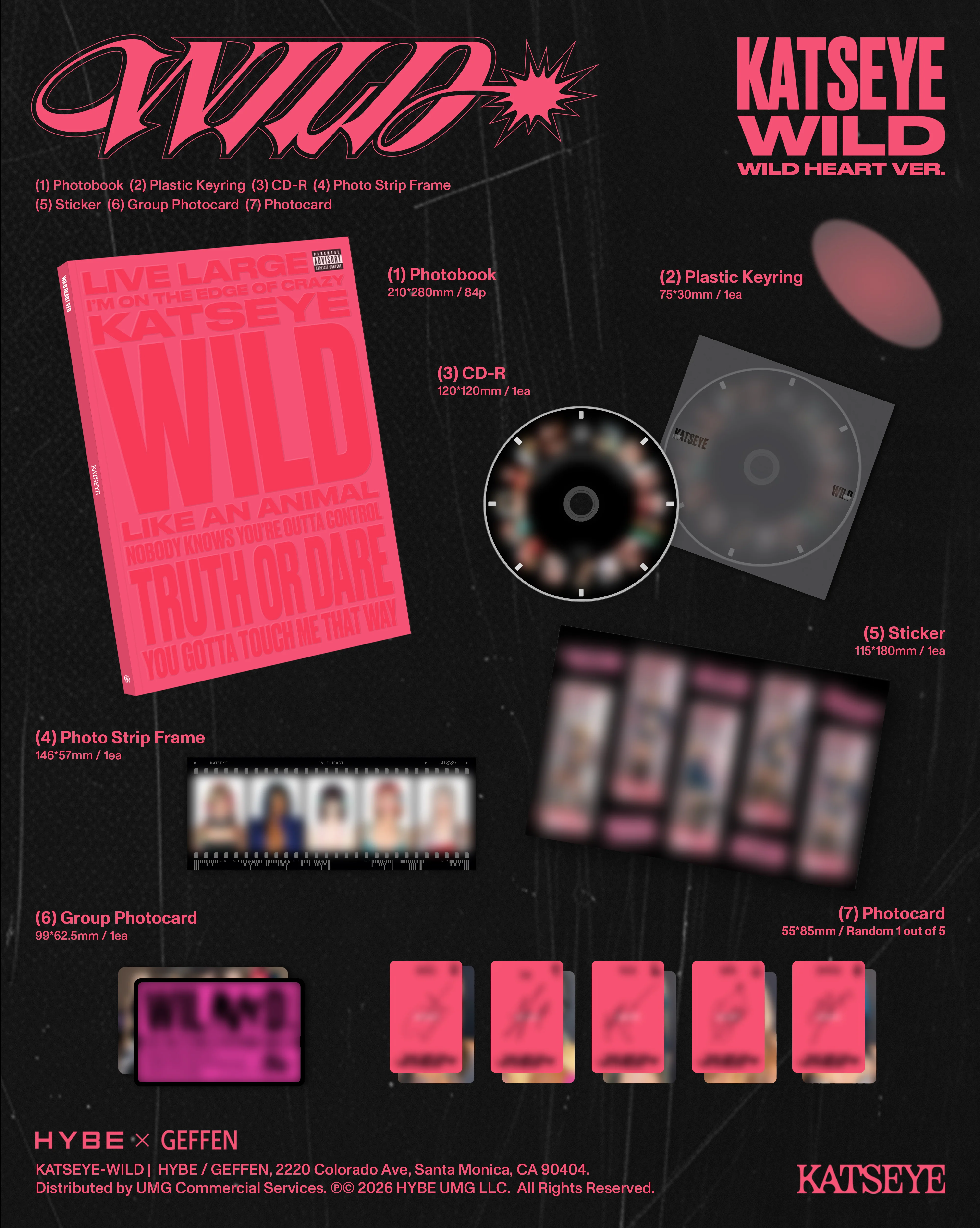WILD (Wild Heart ver.) - Official Store Exclusive CD - Image 3