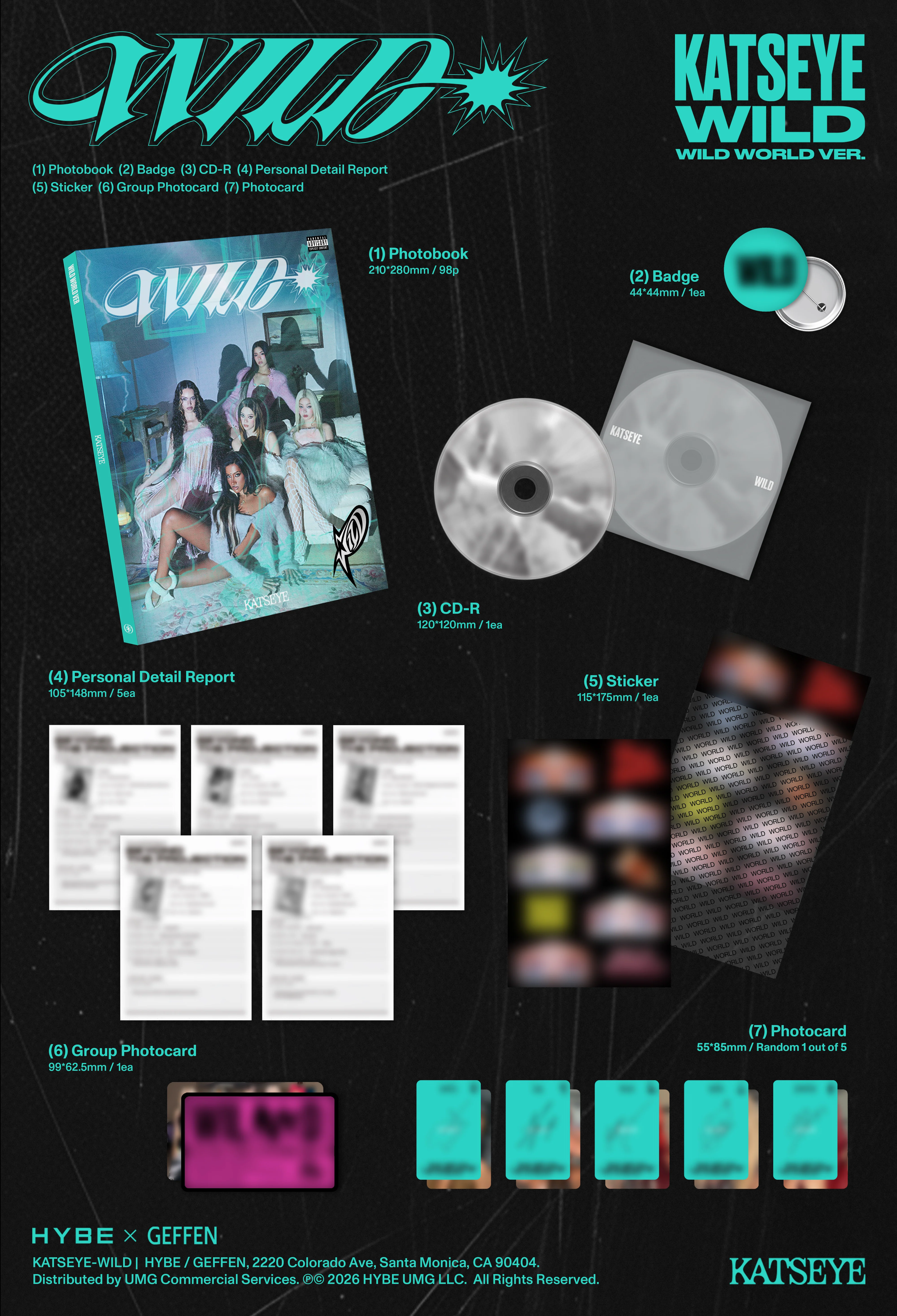 WILD - Wild world ver. - Official Store Exclusive CD - Image 3
