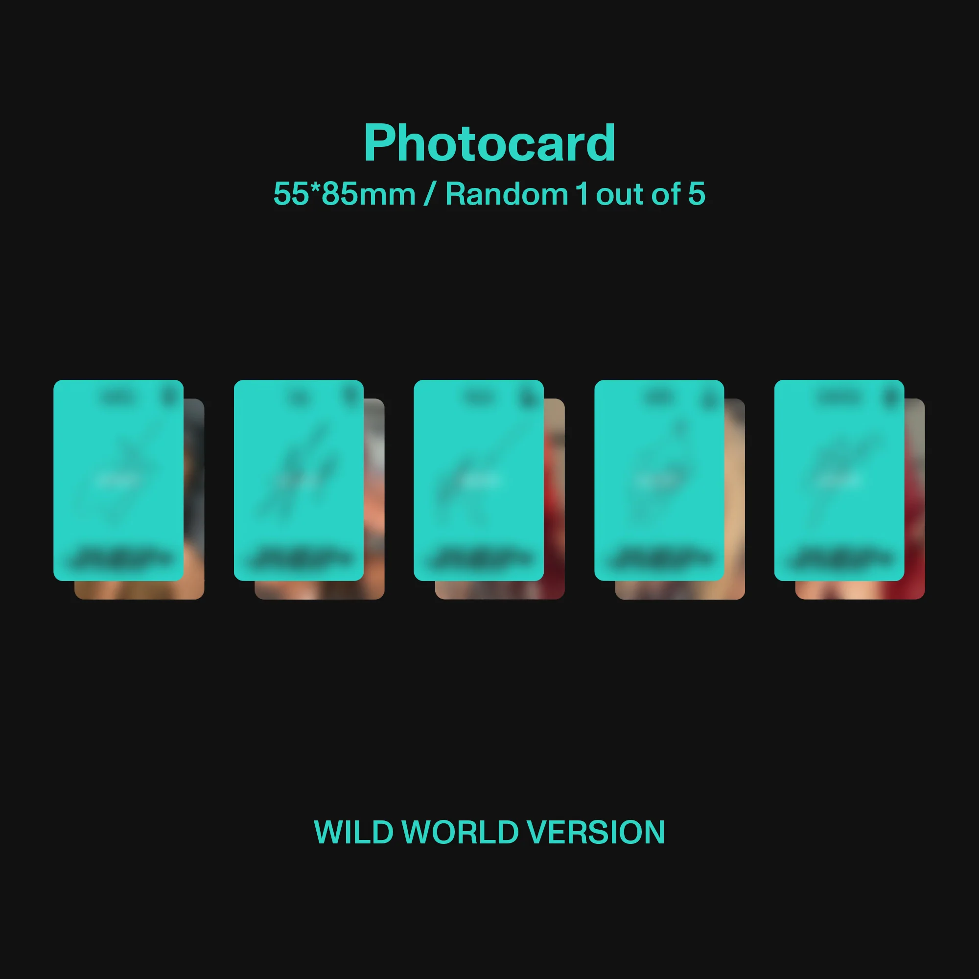 WILD - Wild world ver. - Official Store Exclusive CD - Image 7